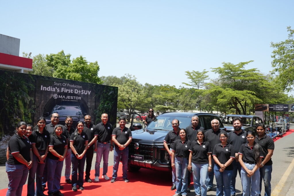 MG Majestor SUV Production Begins In India