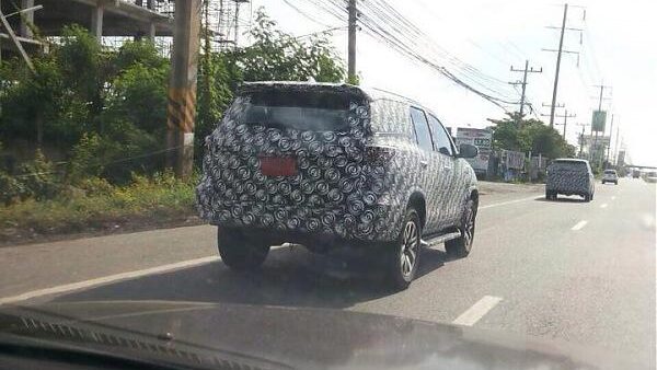 New Toyota Fortuner Seen Testing