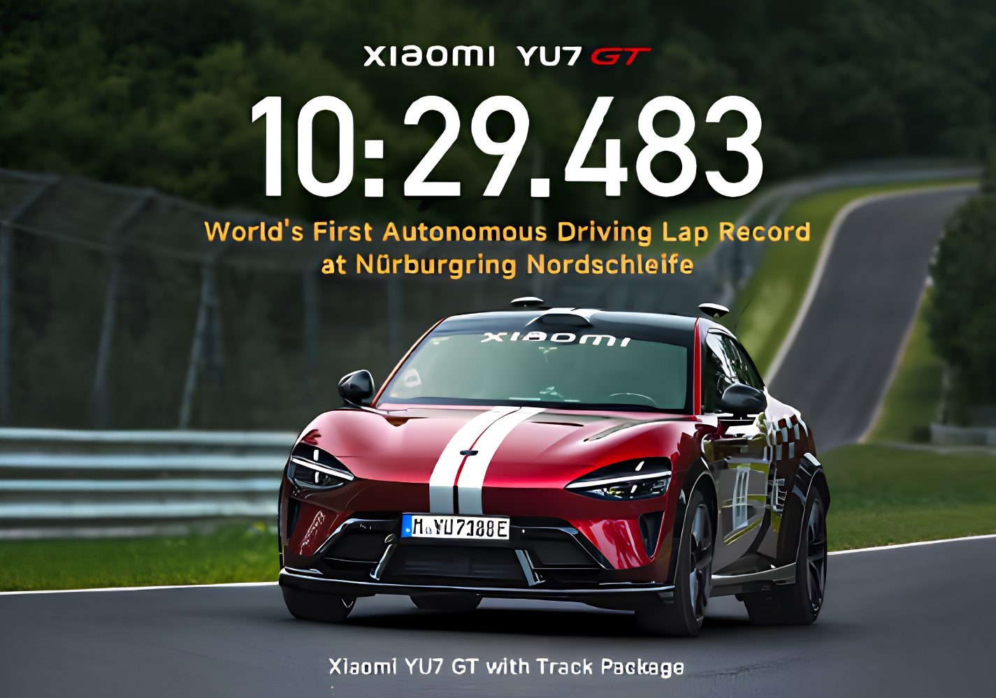Xiaomi YU7 GT Nurburgring