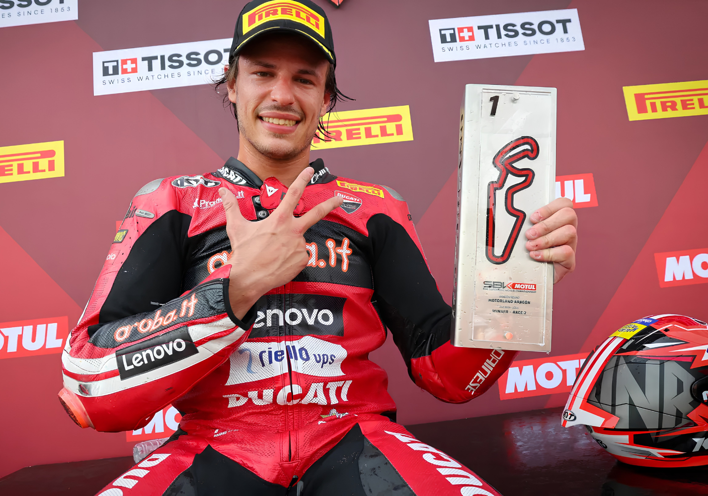 Nicolo Bulega Aragon Wins WorldSBK 2026