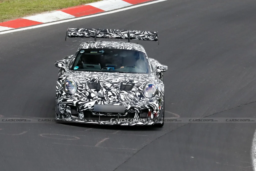 Brutal New Porsche 911 GT3 RS Facelift Spied With Possible Hybrid Power