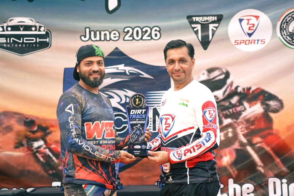 Ultraviolette X-47 Claims Two Titles at Ahmedabad Dirt Track Electric Beats Petrol on Dirt